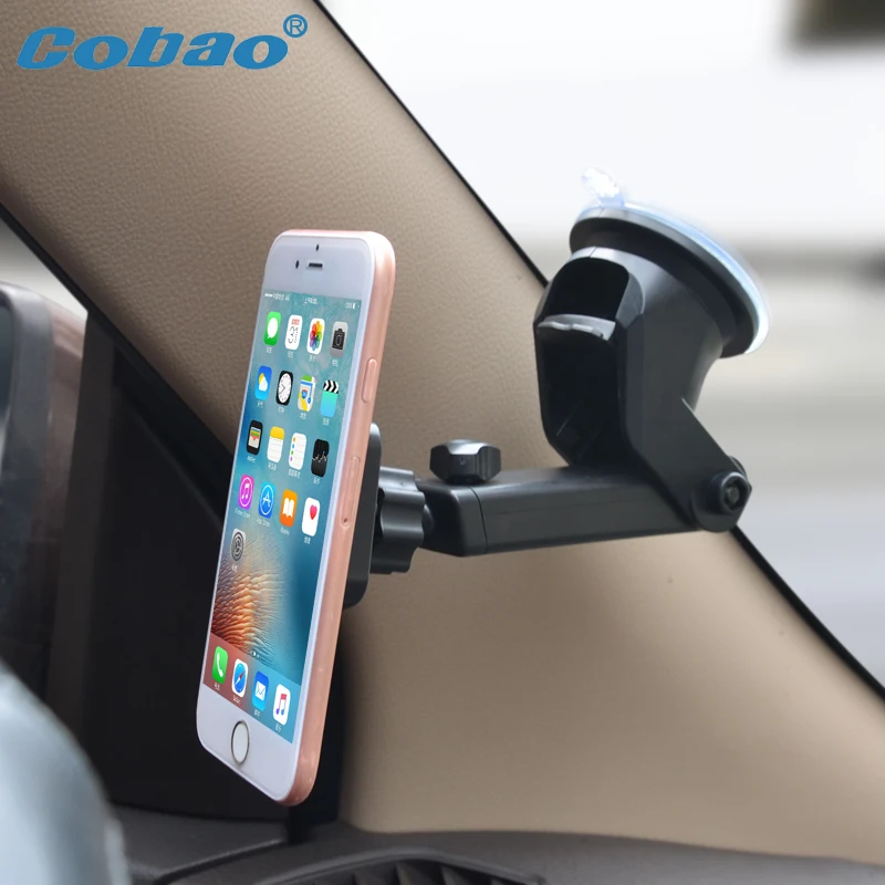 Cobao Телескопический автомобильный держатель для телефона iPhone 7 на лобовое стекло