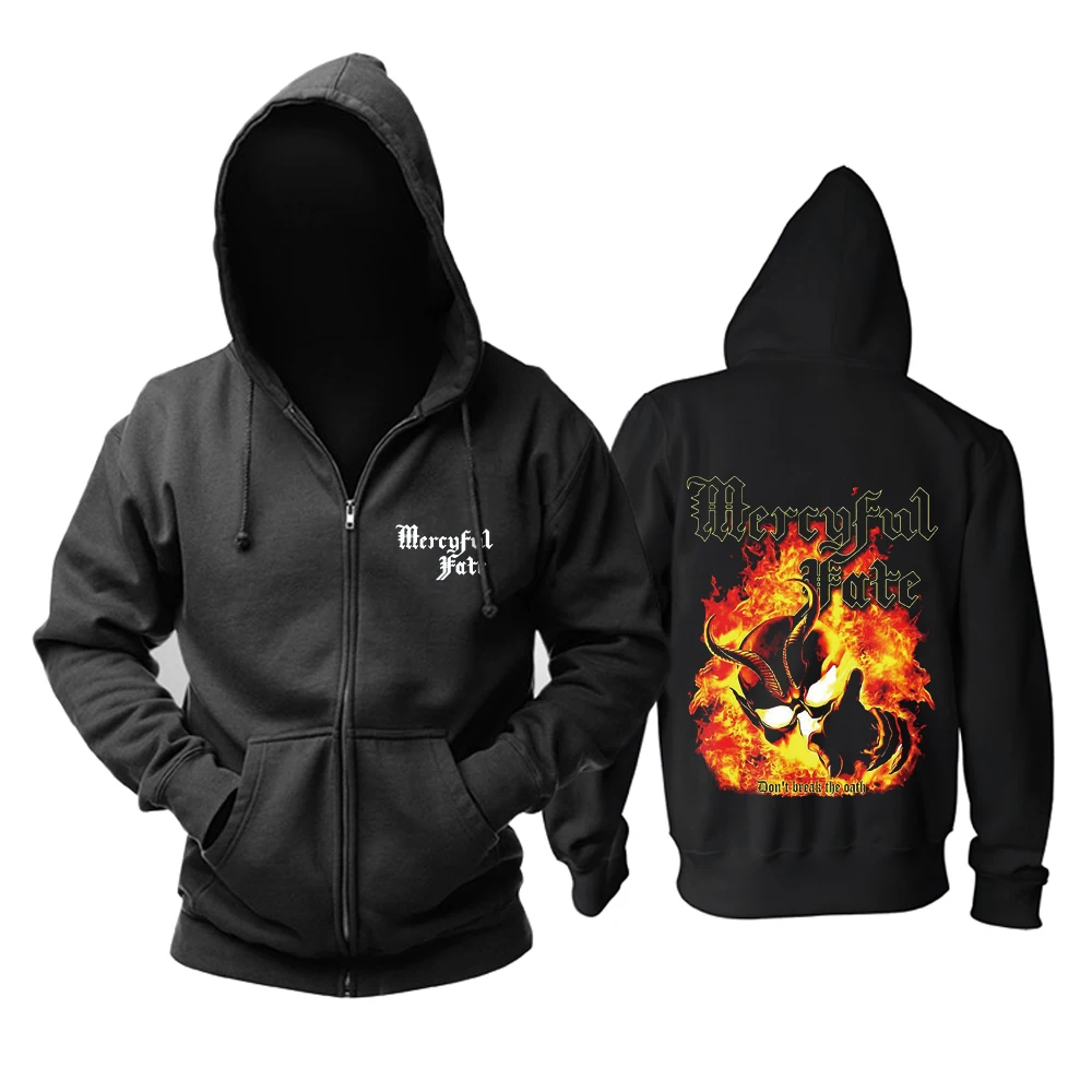 

Mercyful Fate Rock hoodies shell jacket brand punk Fire Demon sudadera chandal hombre Outerwear tracksuit Sweatshirt