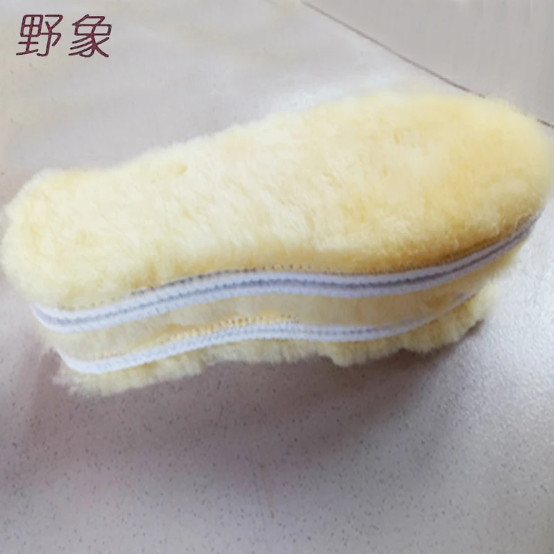 high quality winter thick warm insoles Australia pure wool sweat-absorption breathable thermal male ms. snow boots insoles