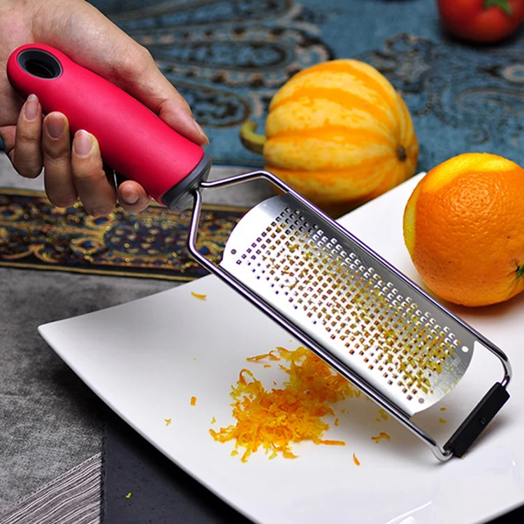 Kitchen Stainless Steel Graters Cheese Citrus Lemon Zester Multifunctional Metal Sharp Fruit Vegetable Tools Cooking Tools