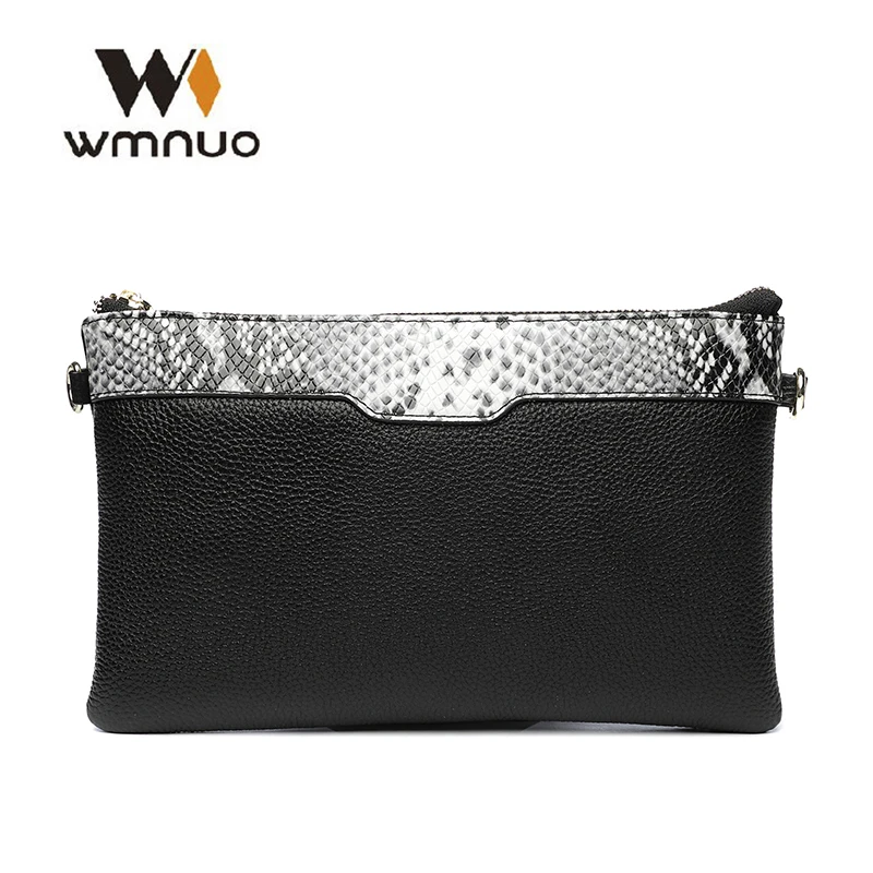 

Wmnuo Women Handbag Women Shoulder Messenger Crossbody Bag Cow Leather Ladies Evening Bag 2018 Fashion Women Clutch Wallet Purse