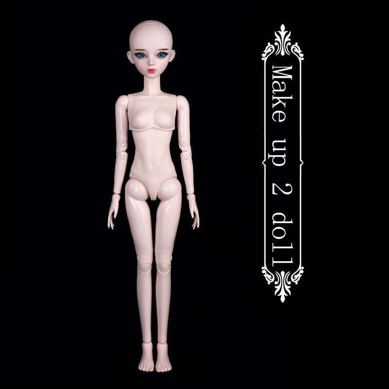 1/3 BJD кукла 56 см Пластик совместный подвижный кукла голая 20190103, модная Кукла - Цвет: doll with makeup 2
