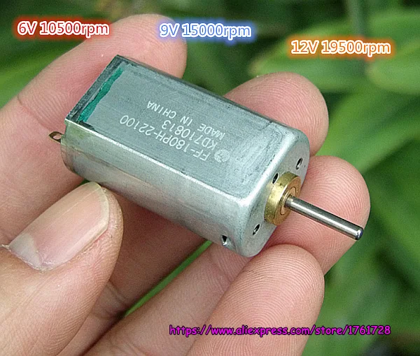 

Brand new and original Mabuchi 180 micro DC motor FF-180PH -22100 6V 9V 12V precious metal brush high speed shaver motor ~