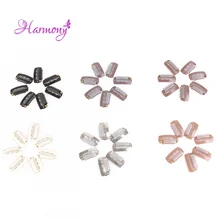 Гармония плюс волос 200 шт. u-русый/коричневый/черный оснастку Клип для наращивания волос парик утка 28 мм