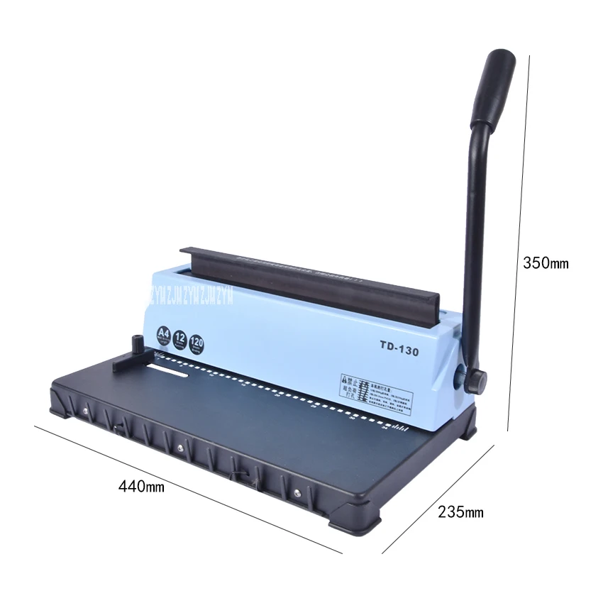 A4 Wire Binding Machine TD-130 Small Big capacity Easy Operation