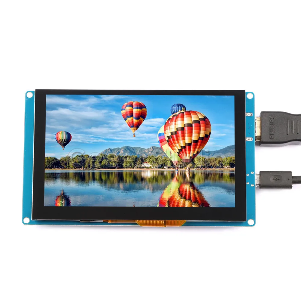 Монитор с сенсорным экраном для Raspberry Pi 4 B 5 дюймов 800*480 ПК BeagleBone черный|touch screen