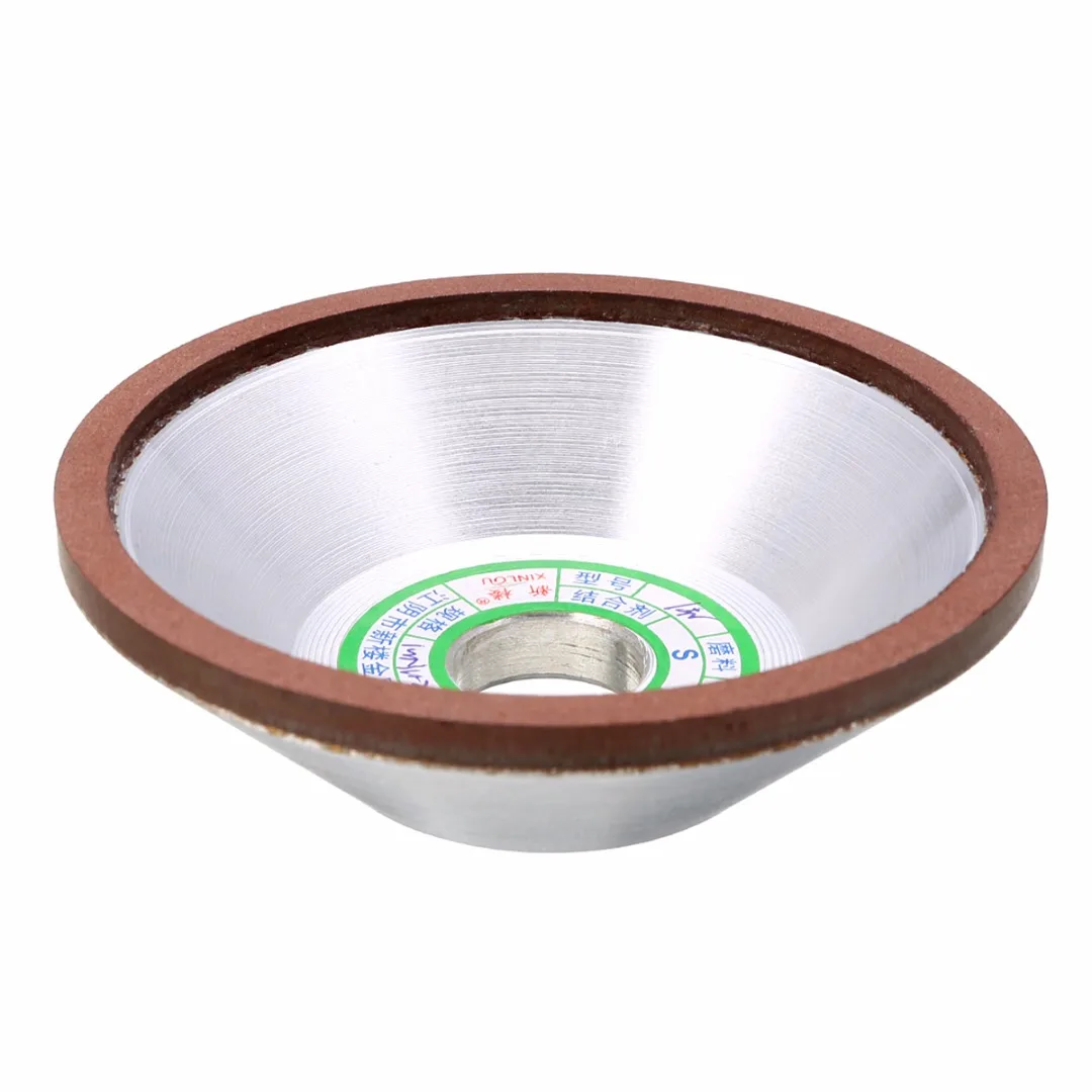 

100mm Bowl-shaped Diamond Grinding Cup Wheel Disc Saw Blade 180 Grit Cutter for Metal Carbide Tool Mayitr Rotary Abrasive Tools
