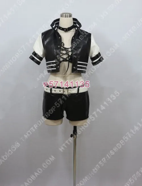 

SUPER SONICO Anime Custom Made Sexy Leather Uniform Cosplay Costume
