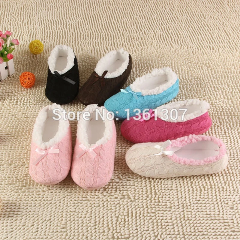 Animal Shape Boots for Women Winter Warm Soft Floor Slippers Flannel Indoor Home Shoes Blue