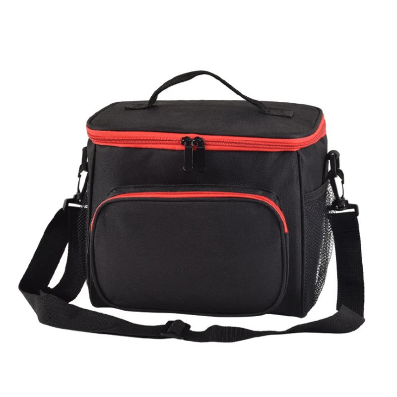

Insulated Lunch Bag For Women Men Cooler Kids Tote Food Picnic Thermal Lunch Box, Black
