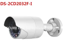 Free shipping English version DS-2CD2032F-I 3MP mini bullet POE ip camera, cctv security camera