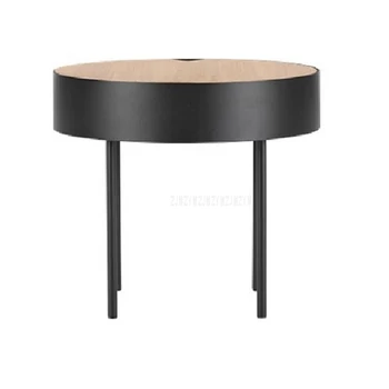 

European Style Modern Round Tea Coffee Table Simplicity Creative Living Room Bedroom Corner Small Round Sofa Side Table 50cm