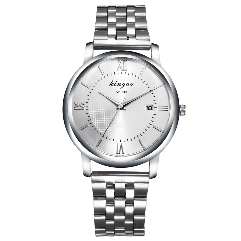 

Watches Men Hot 2019 Business Fashion Stainless Steel Strap Analog Quartz Dress High Quality Wristwatches relogio masculino MM5