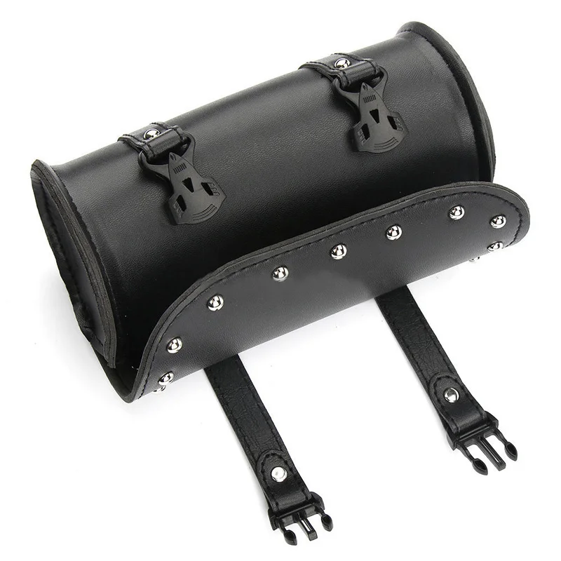 

1PC Motorcycle Saddlebag Tool Bag Handlebar Sissy Bar Saddle Bags Roll Barrel For Harley US Motorcycle travel bags hand luggage