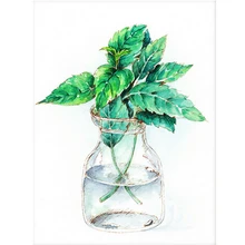 Жизнь в стеклянной бутылке ручной работы краски высокое качество холст Красивая краска ing по номерам Сюрприз подарок большое свершение