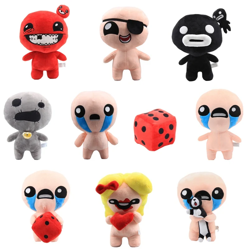 

10pcs/lot The Binding of Isaac Plush Toy Afterbirth Isaac Soft Stuffed Animals Plush Toys for Children Gifts