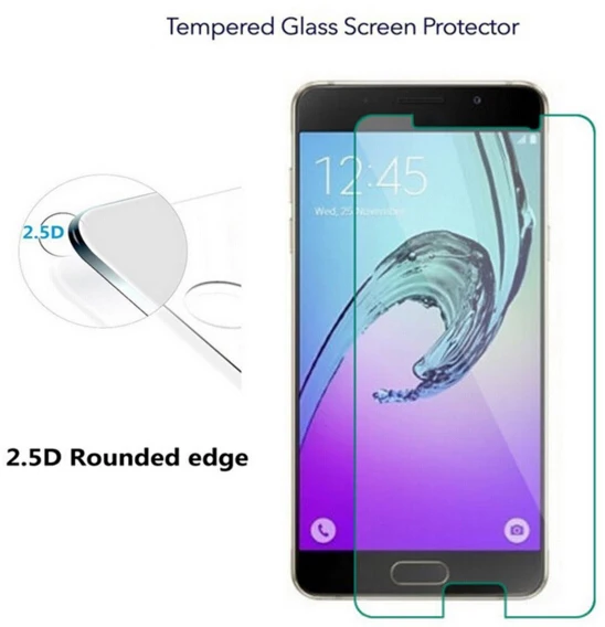 Горячее Премиум Закаленное стекло 2.5D для Samsung A3 A5 A7 J3 J5 J7 2015 2016 Защитная пленка