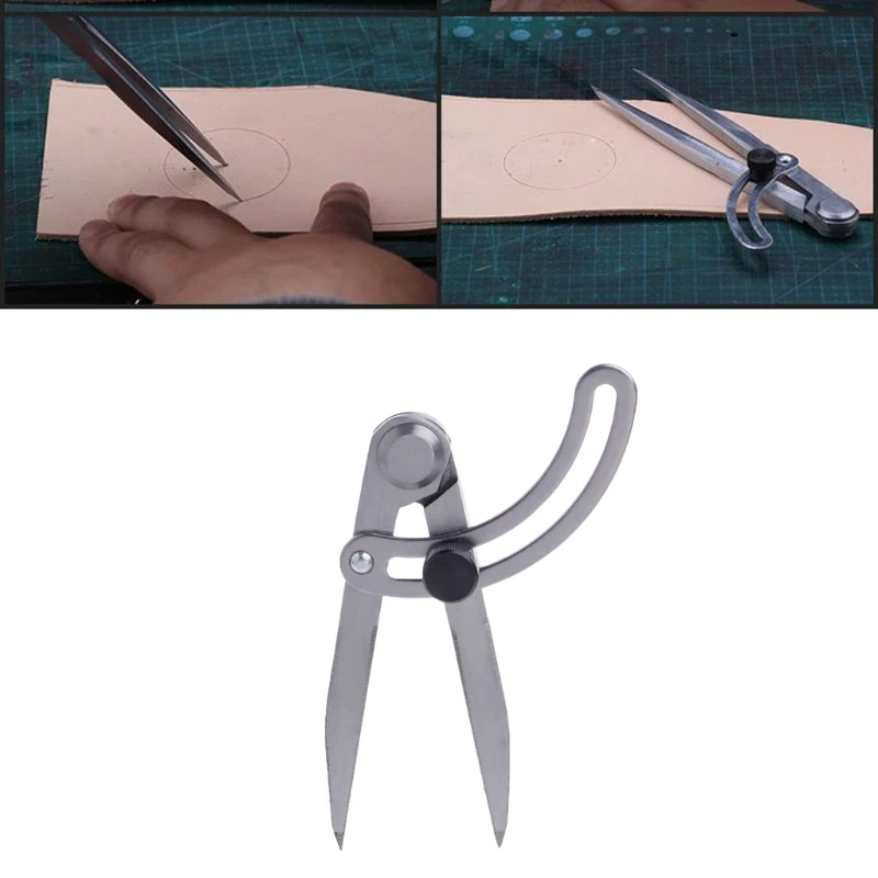 

100mm Locking Wing Drafting Divider Distant Measuring Gauge Measure Layout Tool
