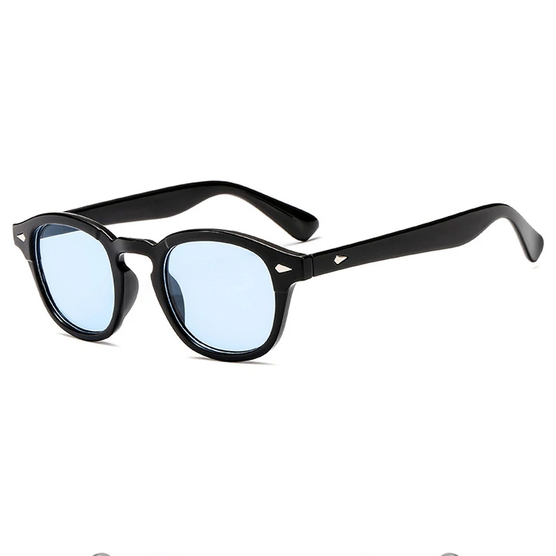 Женские очки в оправе, мужские брендовые дизайнерские ретро винтажные женские очки, модные круглые солнцезащитные очки - Цвет оправы: C9