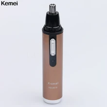 Kemei km-6629 Электрический бритья волос в носу триммер безопасный Уход за лицом бритья Триммер для носа тример для мужчина и женщина