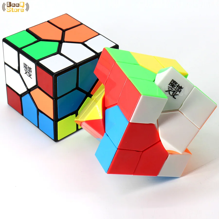 Moyu Yuhu реди Cube Magic Cube Stickerless 3x3 Цветной корпус головоломка Профессиональный Треугольники Форма Cubo Magico развивающие