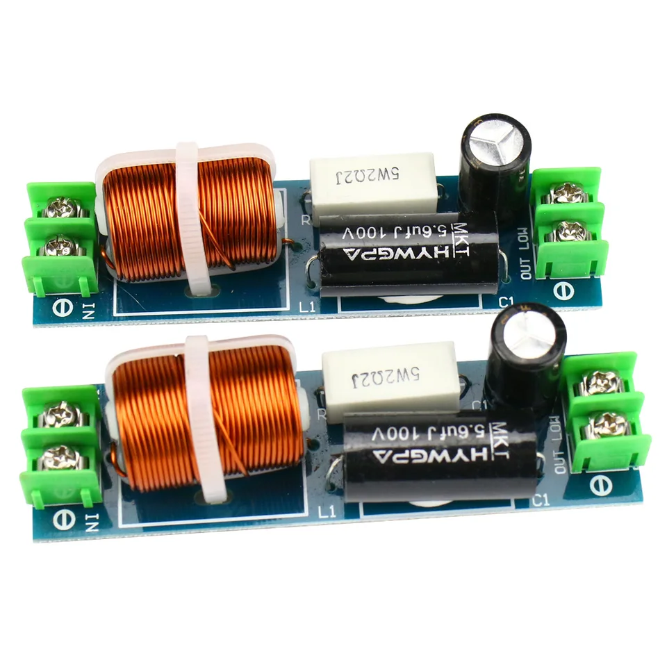 thumbnail image 2 of 2 Way Crossover Pair 500 Watt High Power 6 Or 8 Ohms With 2 Square Terminal Cups | The Webstore 2 of 14