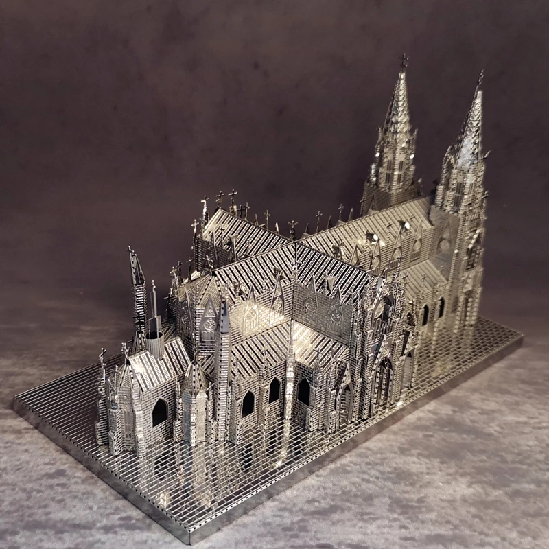 HK NANYUAN ST. PATRICK'S CATHEDRAL 3D головоломка металлическая сборка модели домашнего интерьера украшения diy архитектура