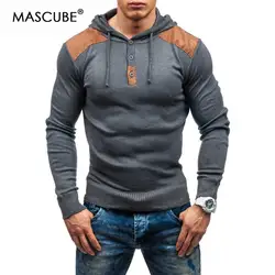 MASCUBE новый бренд модные толстовки с капюшоном Для мужчин одежда осень кофты Для мужчин Повседневное уличная Толстовка человека Костюмы