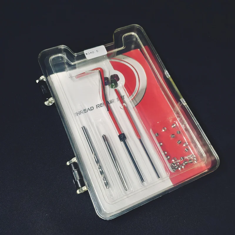 

M3 Car Pro Coil Drill Tool Metric Thread Repair Insert Kit M3 for Helicoil Car Repair Tools Coarse Crowbar Screw tooth repair ki