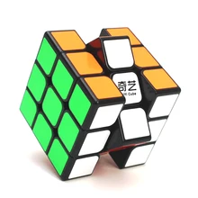 QiYi, профессиональный кубик 6,8 см, 3x3x3, скоростной кубик-головоломка, антистресс, Нео, Магическая наклейка для детей, игрушка для раннего образования