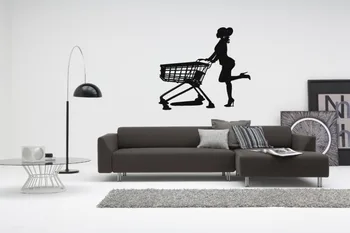 

Shopping Mall Fashion Style Trends Fancy Dress Clothing Wall Sticker Decal