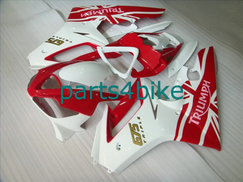 

Injection molding fairings for Triumph daytona 675 white red motorcycle fairing kit daytona 675 ZN22