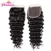 Good Value Lace-Closure Deep-Wave Natural-Color Hair Free-Part Beautiful Brazilian 100%Human-Hair aJLqwmmO