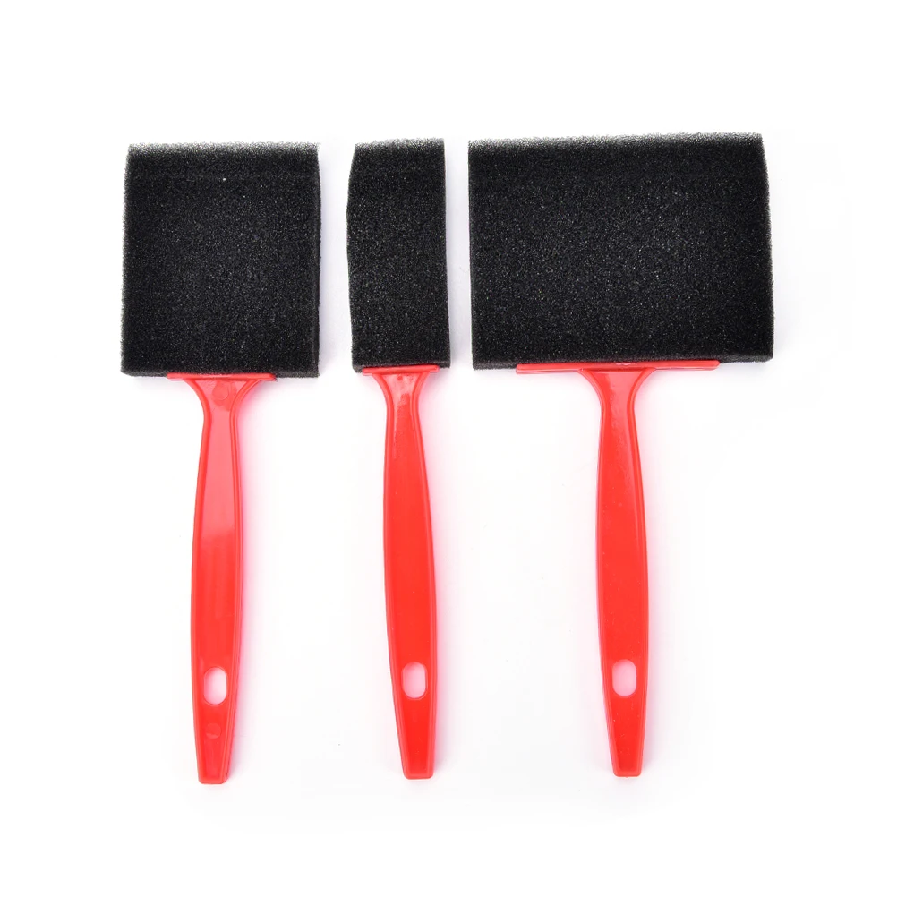 3pc Random Color Sponge  Paintbrush For Kids Drawing Children