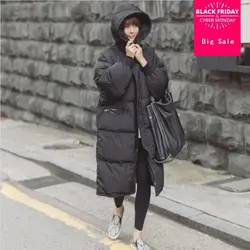 M-3XL плюс Размеры Корея Модные женские Пиджаки толстые Теплая парка более Размеры 2018 зимнее пальто из хлопка Для женщин ретро хлеб L1042