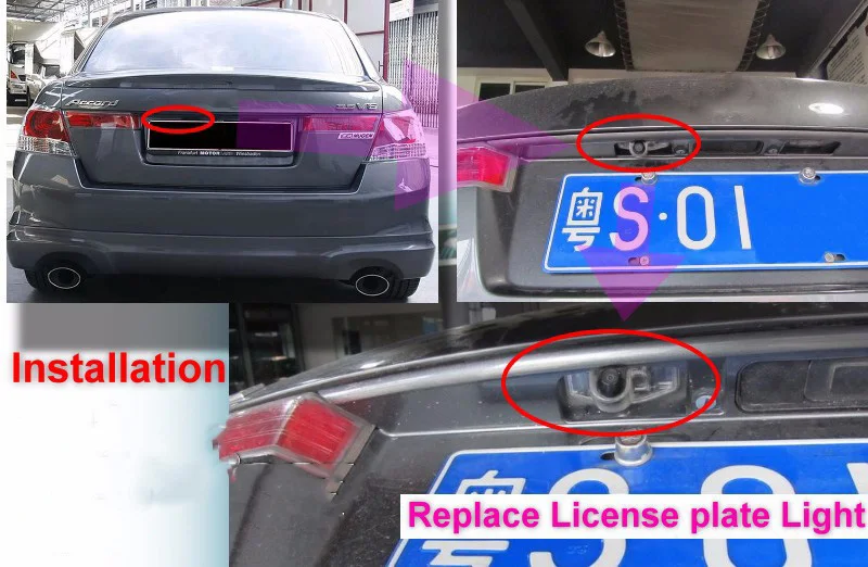 3in1 Special WiFi Camera + Wireless Receiver + Mirror Screen DIY Rear View Back Up Parking System For Mercedes Benz MB CLA C117 (4)