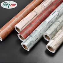 Самоклеющиеся ПВХ 3D винтажные кирпичные обои рулоны съемный домашний декор из винила водонепроницаемые наклейки на стену для гостиной кухни