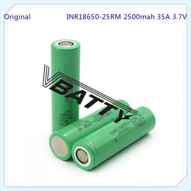 Абсолютно для samsung INR18650-25RM 25RM 2500mah 35A 3,7 V литий-ионный аккумулятор для vape vv режим(1 шт./лот