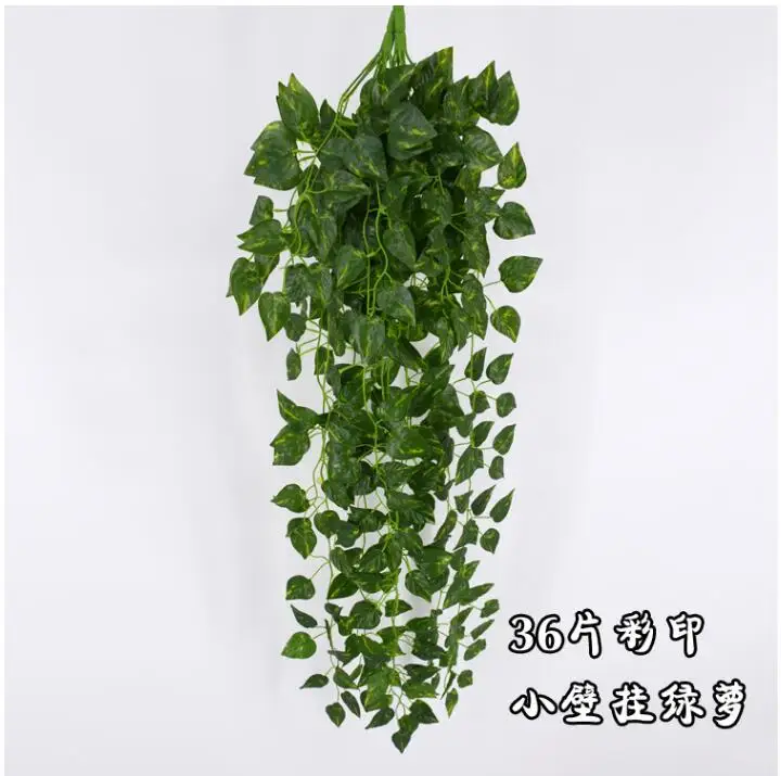 

1 pcs simulation Money plant Bracketplant Wall hanging decoration simulation cane Artificial flowers plant Wedding decoration
