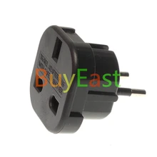 ВЕЛИКОБРИТАНИЯ Schuko ЕС Путешествия Адаптер AC Power Plug Адаптер Черный Цвет
