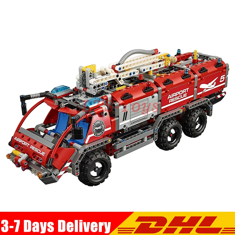

DHL Clone Legoings 42068 Lepin 20055 Technic Mechanical Series The Rescue Vehicle Set Children Building Blocks Bricks Toys