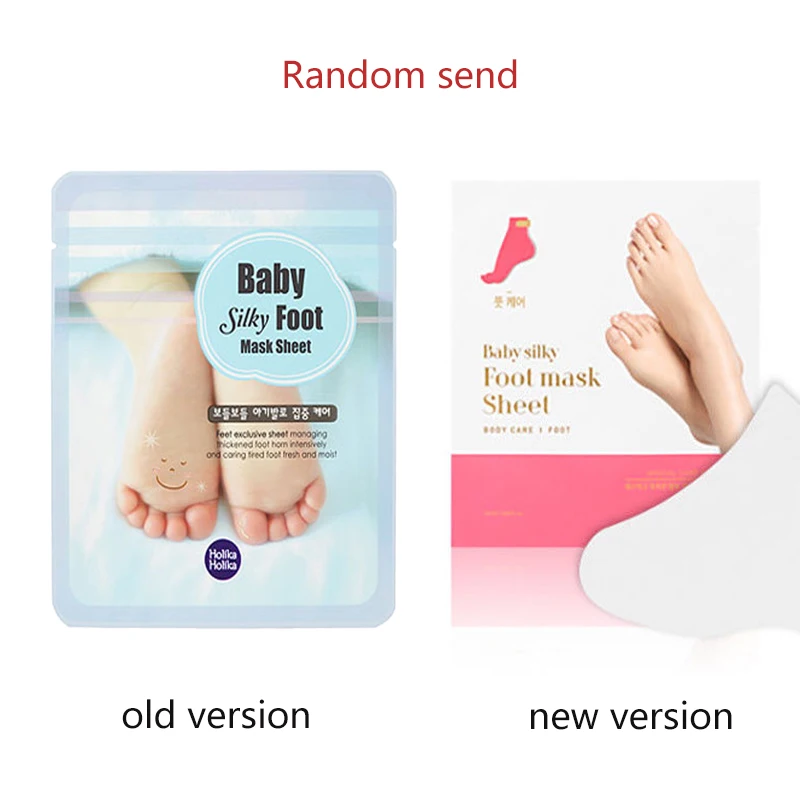 holika holika baby silky foot mask 10pcs foot peeling mask foot sheet mask