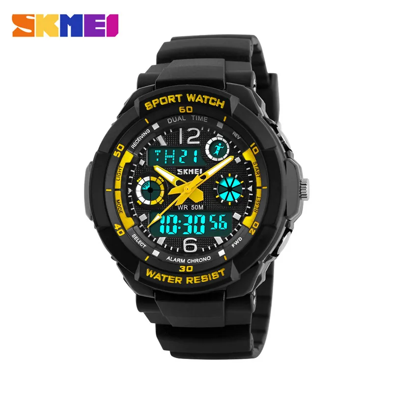 Новинка Skmei детские спортивные часы S SHOCK Военные модные повседневные кварцевые цифровые часы для мальчиков наручные часы Relogio Masculino