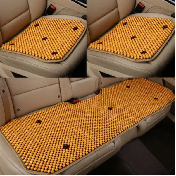 

High quality wood bead car cushion three-piece wood bead Environmental protection heat breathable and comfortable
