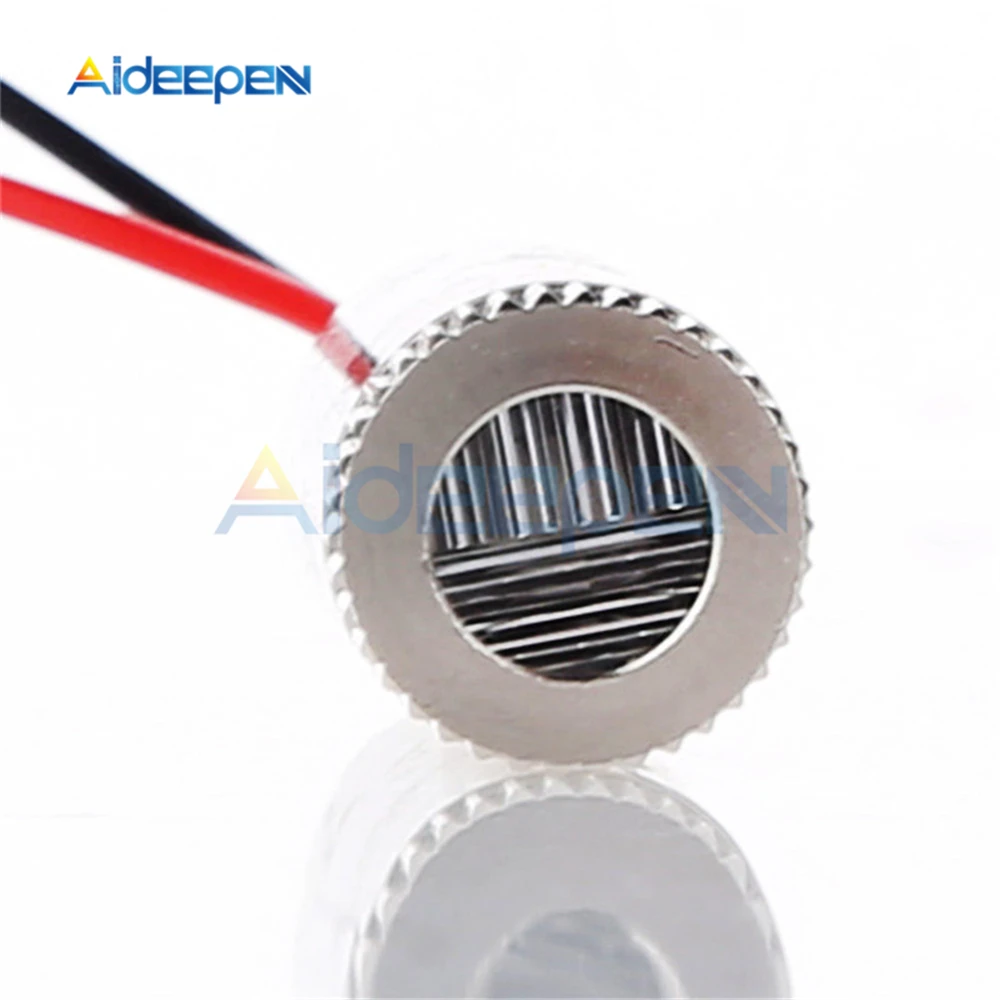 Adjustable Beam 650nm 5mW Red Line Laser Module Head Glass Lens Focusable Industrial Class 3-5V