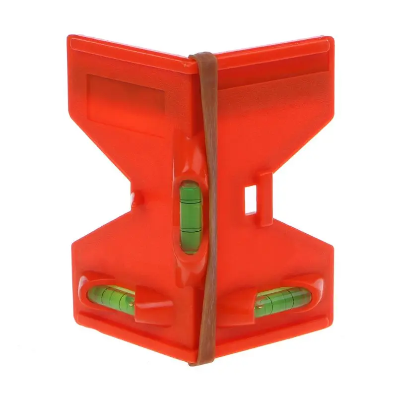 

Angle Gauge Spirit Level Magnetic Inclinometer 90Degrees Fixing Pipe Leveller With Strap