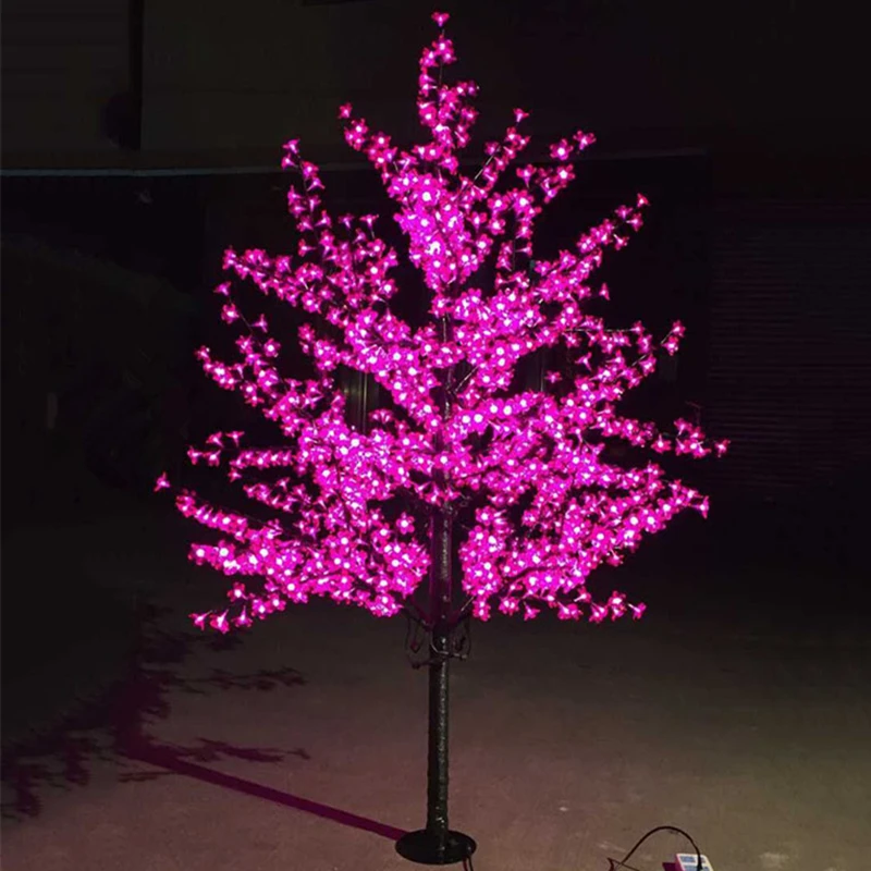 Luxury Handmade Artificial LED Cherry Blossom Tree night Light Christmas new year wedding Decoration Lights  1.8m tree light led