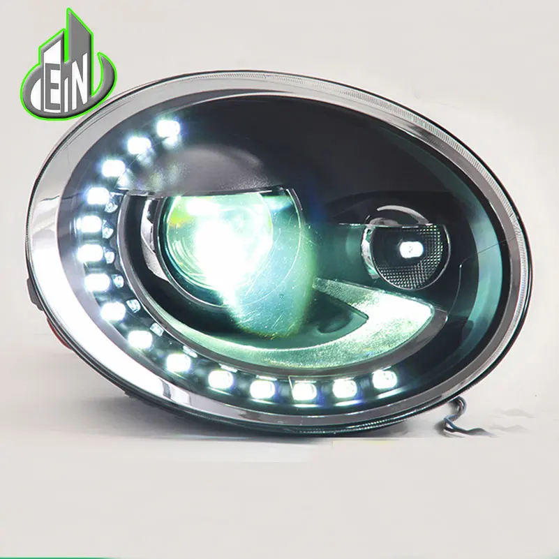 Car Styling Head Lamp case For VW Beetle 2013 2015 Headlights LED
