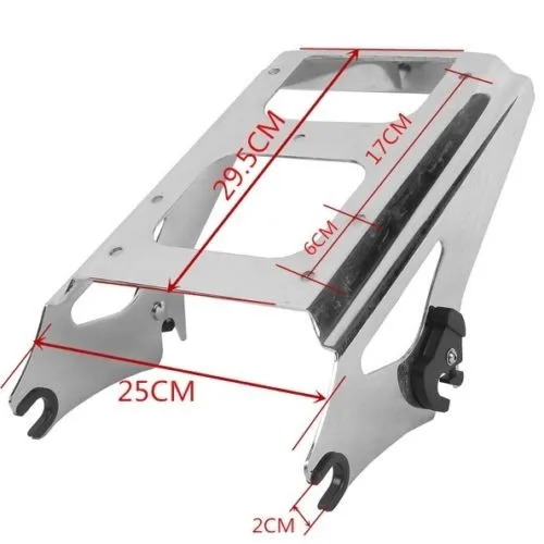 Съемный два вверх тур пакет Монтажная багажная стойка для Harley Touring Street Electra Glide Road King Street Glide 2009-2013