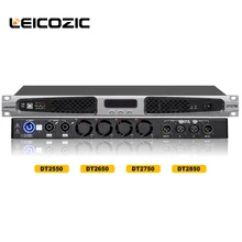 Leicozic DT2750 1200w усилитель мощности 1u профессиональная звуковая сценическая звуковая система усилитель класса d Профессиональное звуковое оборудование